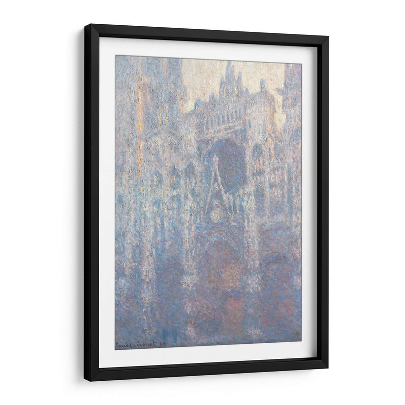 El portal de la catedral de Rouen a la luz de la mañana - II - Claude Monet | Cuadro decorativo de Canvas Lab