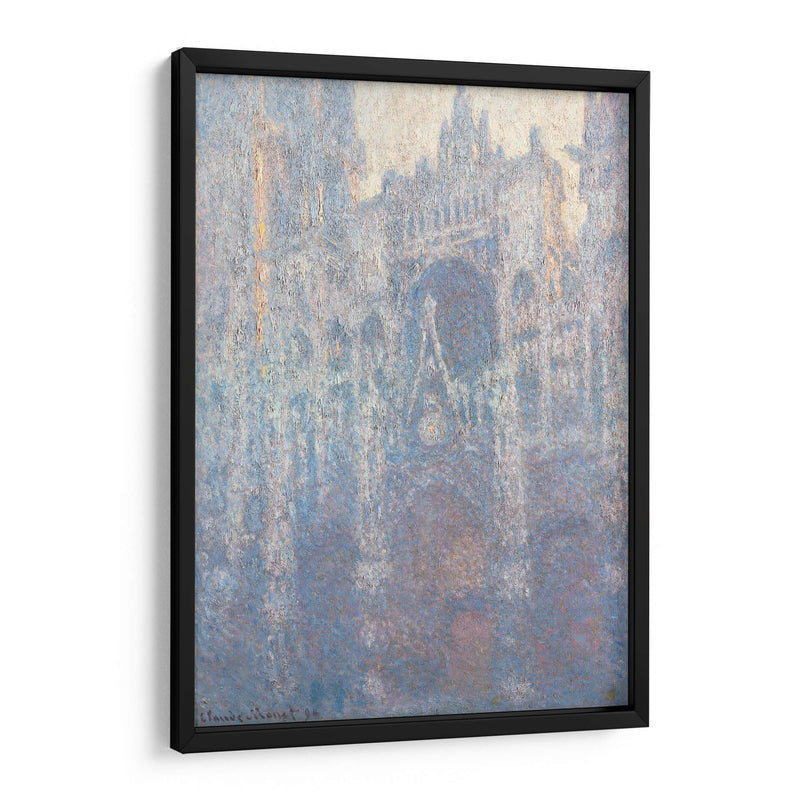 El portal de la catedral de Rouen a la luz de la mañana - II - Claude Monet | Cuadro decorativo de Canvas Lab