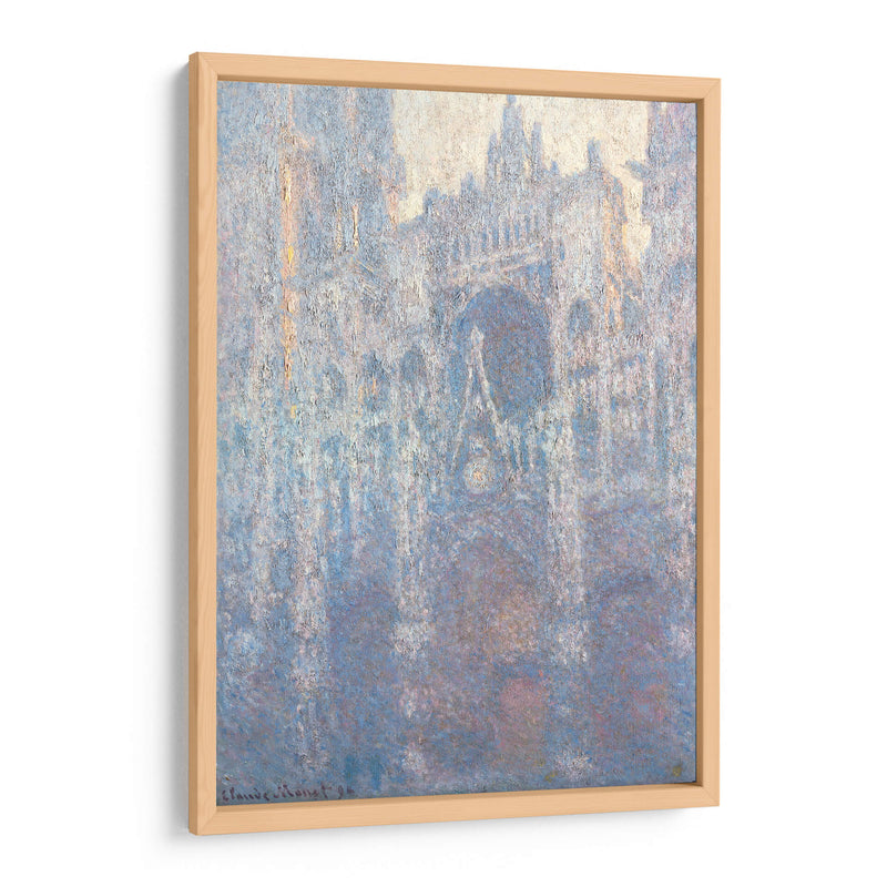 El portal de la catedral de Rouen a la luz de la mañana - II - Claude Monet | Cuadro decorativo de Canvas Lab