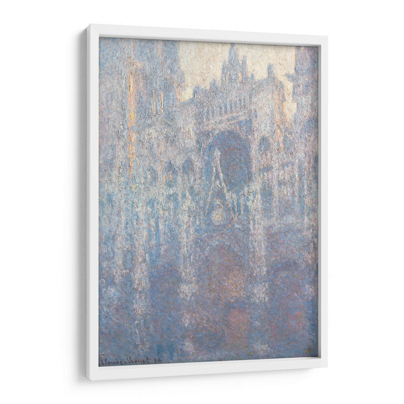 El portal de la catedral de Rouen a la luz de la mañana - II - Claude Monet | Cuadro decorativo de Canvas Lab