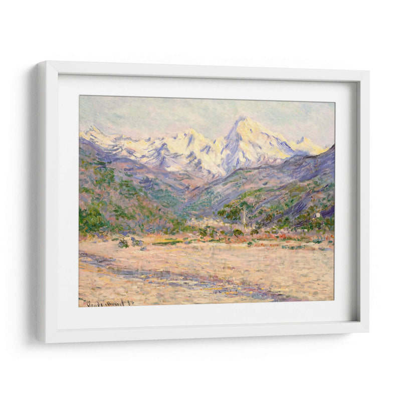 El valle del Nervia - Claude Monet | Cuadro decorativo de Canvas Lab