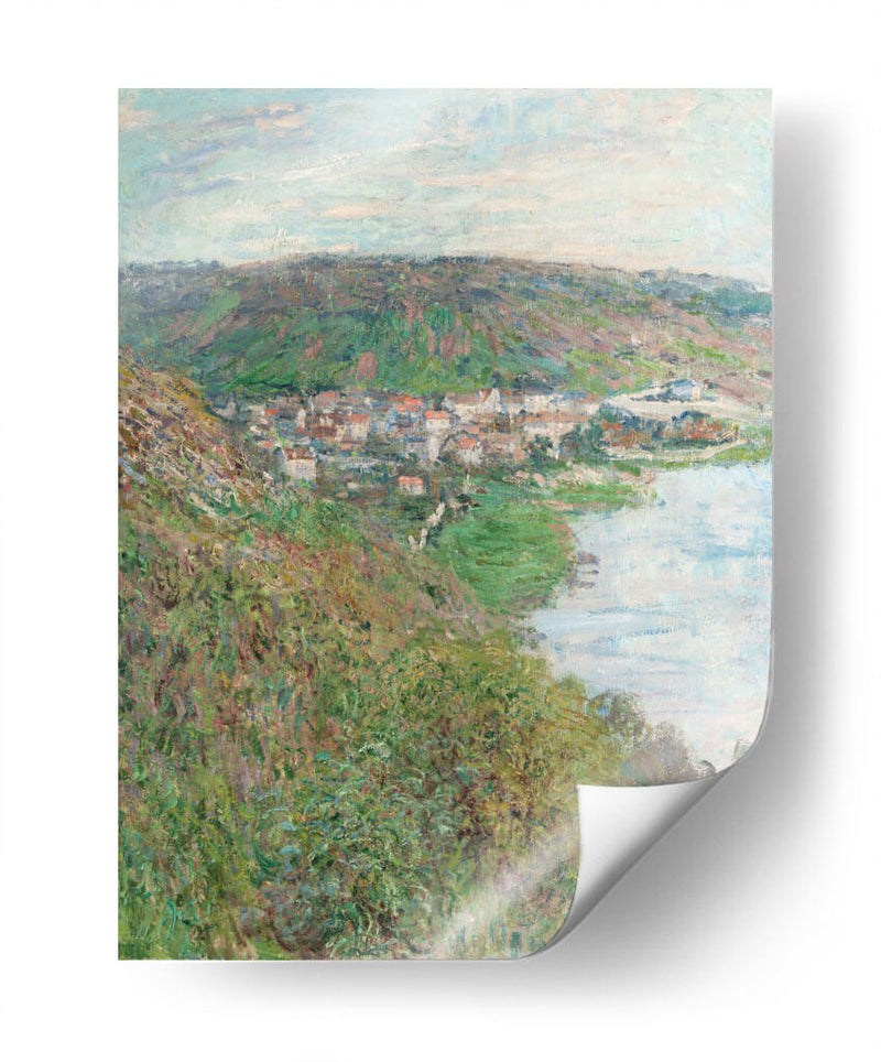 Vista de Vétheuil - I - Claude Monet | Cuadro decorativo de Canvas Lab