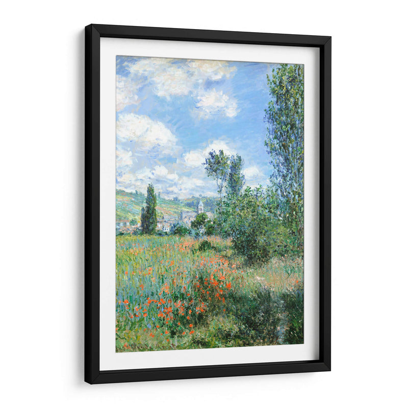 Vista de Vétheuil - II - Claude Monet | Cuadro decorativo de Canvas Lab