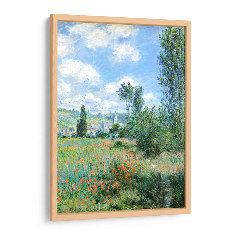 Vista de Vétheuil - II - Claude O. Monet | Cuadro decorativo de Canvas Lab