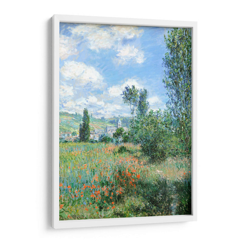 Vista de Vétheuil - II - Claude Monet | Cuadro decorativo de Canvas Lab