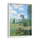 Vista de Vétheuil - II - Claude O. Monet | Cuadro decorativo de Canvas Lab
