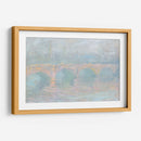 Puente de Waterloo, Londres, al atardecer - Claude Monet | Cuadro decorativo de Canvas Lab