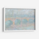 Puente de Waterloo, Londres, al atardecer - Claude Monet | Cuadro decorativo de Canvas Lab