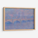 Puente de Waterloo, efecto de luz solar - Claude Monet | Cuadro decorativo de Canvas Lab