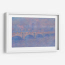 Puente de Waterloo, efecto de luz solar - Claude Monet | Cuadro decorativo de Canvas Lab