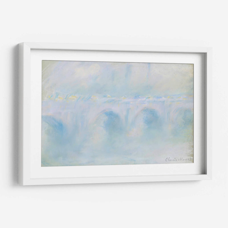 Puente de Waterloo - Claude Monet | Cuadro decorativo de Canvas Lab