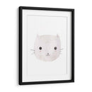 Carita gris de gatito | Cuadro decorativo de Canvas Lab