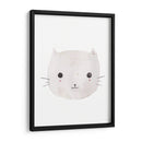 Carita gris de gatito | Cuadro decorativo de Canvas Lab