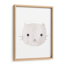 Carita gris de gatito | Cuadro decorativo de Canvas Lab