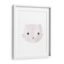 Carita gris de gatito | Cuadro decorativo de Canvas Lab