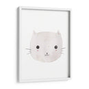 Carita gris de gatito | Cuadro decorativo de Canvas Lab