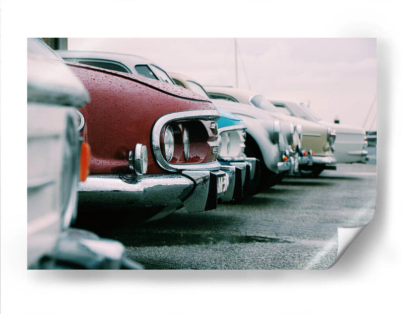 Carros del pasado | Cuadro decorativo de Canvas Lab