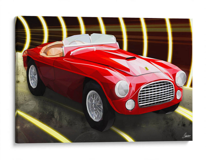 le rouge ferrari - Mayka ienova | Cuadro decorativo de Canvas Lab