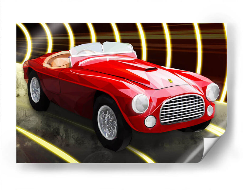 le rouge ferrari - Mayka ienova | Cuadro decorativo de Canvas Lab