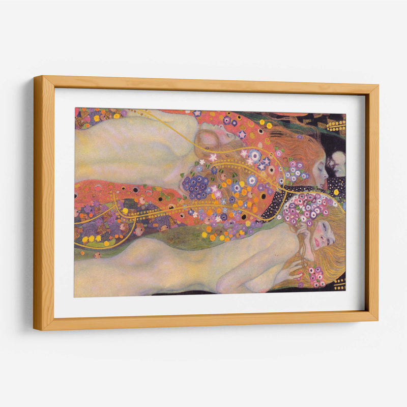 Serpientes de agua II - Gustav Klimt | Cuadro decorativo de Canvas Lab