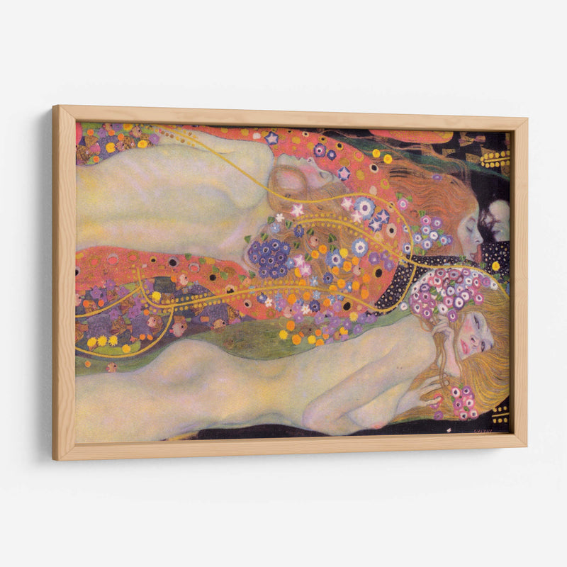 Serpientes de agua II - Gustav Klimt | Cuadro decorativo de Canvas Lab