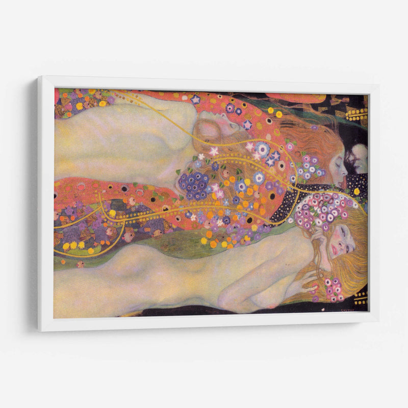 Serpientes de agua II - Gustav Klimt | Cuadro decorativo de Canvas Lab