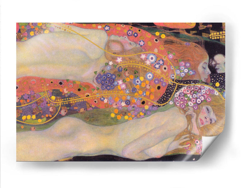 Serpientes de agua II - Gustav Klimt | Cuadro decorativo de Canvas Lab