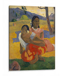 ¿Cuándo te casas? - Paul Gauguin | Cuadro decorativo de Canvas Lab