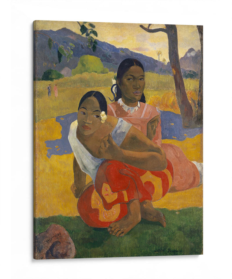 ¿Cuándo te casas? - Paul Gauguin | Cuadro decorativo de Canvas Lab
