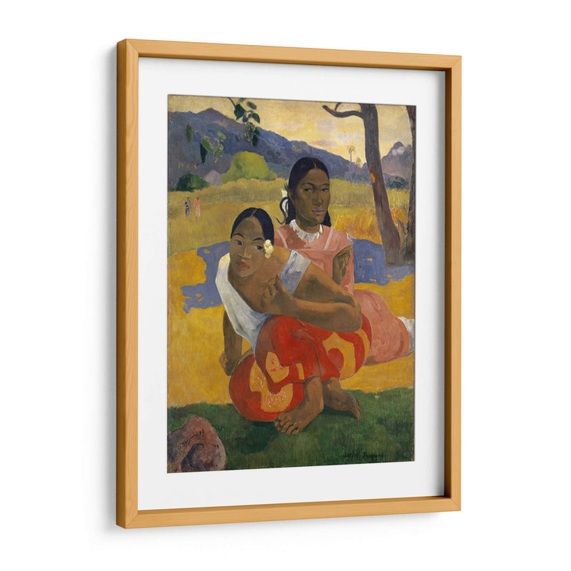 ¿Cuándo te casas? - Paul Gauguin | Cuadro decorativo de Canvas Lab