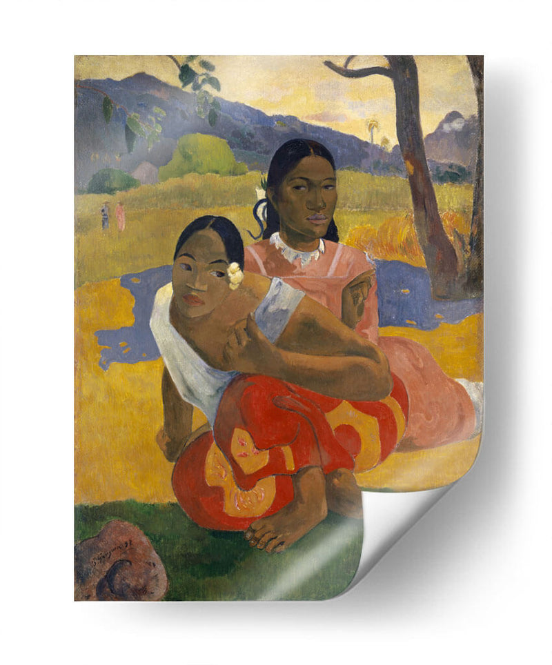 ¿Cuándo te casas? - Paul Gauguin | Cuadro decorativo de Canvas Lab