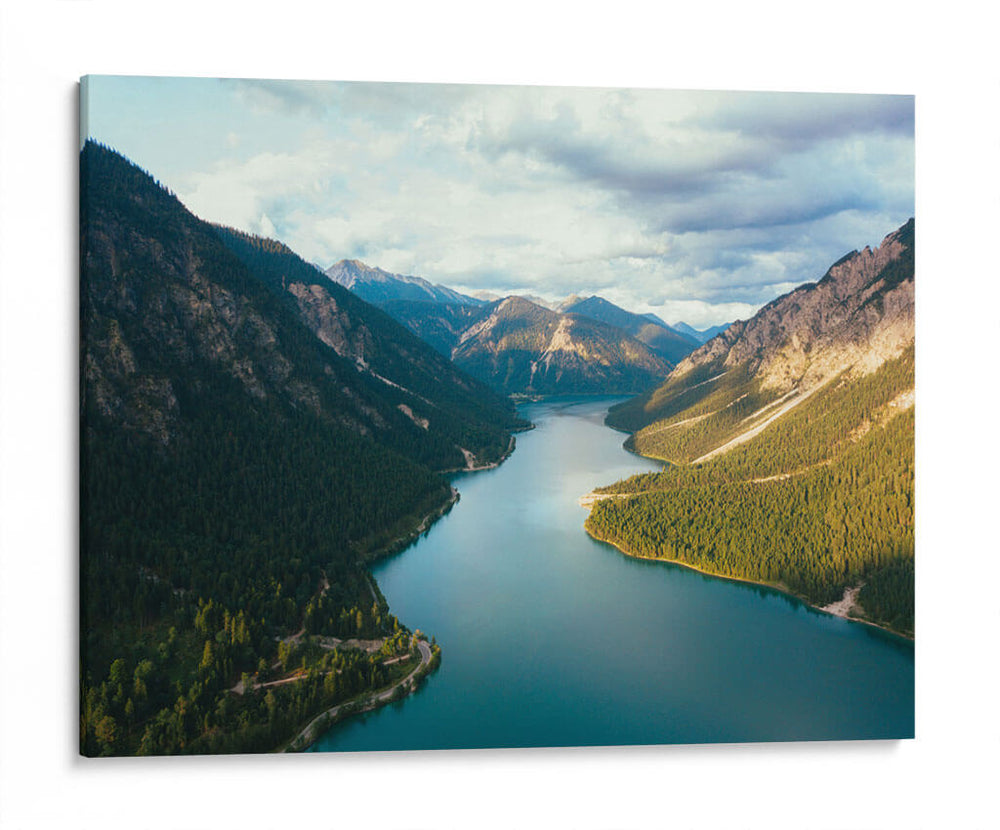 Día soleado sobre paisaje | Cuadro decorativo de Canvas Lab