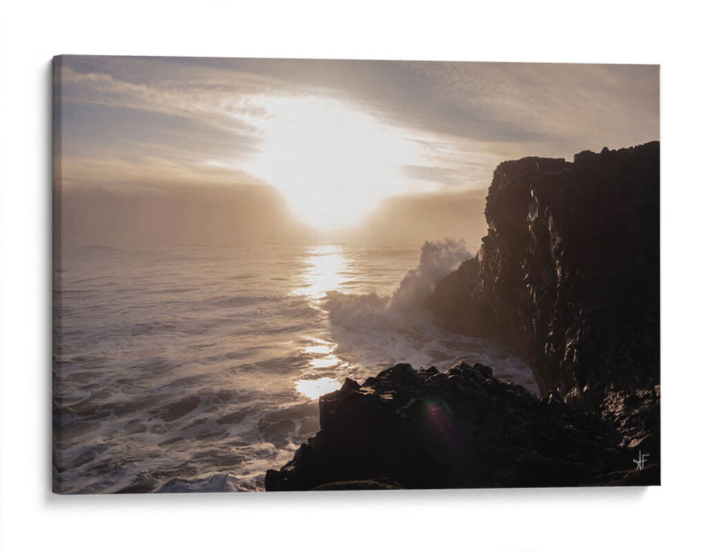 Acantilado en Islandia - Anaid Frías | Cuadro decorativo de Canvas Lab