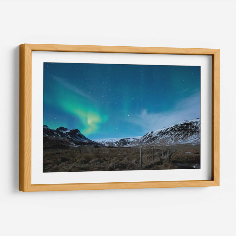Aurora Boreal en Islandia - Anaid Frías | Cuadro decorativo de Canvas Lab