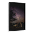 Cabaña y Vía Lactea - Anaid Frías | Cuadro decorativo de Canvas Lab