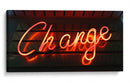 Change | Cuadro decorativo de Canvas Lab