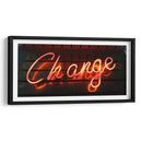 Change | Cuadro decorativo de Canvas Lab