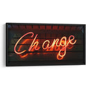 Change | Cuadro decorativo de Canvas Lab