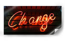 Change | Cuadro decorativo de Canvas Lab