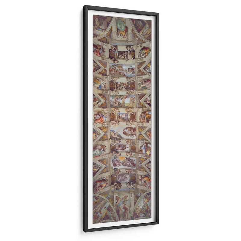Techo de la Capilla Sixtina - Miguel Ángel | Cuadro decorativo de Canvas Lab
