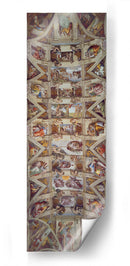 Techo de la Capilla Sixtina - Miguel Ángel | Cuadro decorativo de Canvas Lab