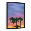 Cielo colorido y palmeras | Cuadro decorativo de Canvas Lab