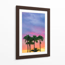 Cielo colorido y palmeras | Cuadro decorativo de Canvas Lab