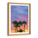 Cielo colorido y palmeras | Cuadro decorativo de Canvas Lab