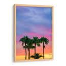 Cielo colorido y palmeras | Cuadro decorativo de Canvas Lab