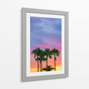 Cielo colorido y palmeras | Cuadro decorativo de Canvas Lab