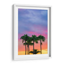 Cielo colorido y palmeras | Cuadro decorativo de Canvas Lab