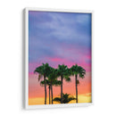 Cielo colorido y palmeras | Cuadro decorativo de Canvas Lab