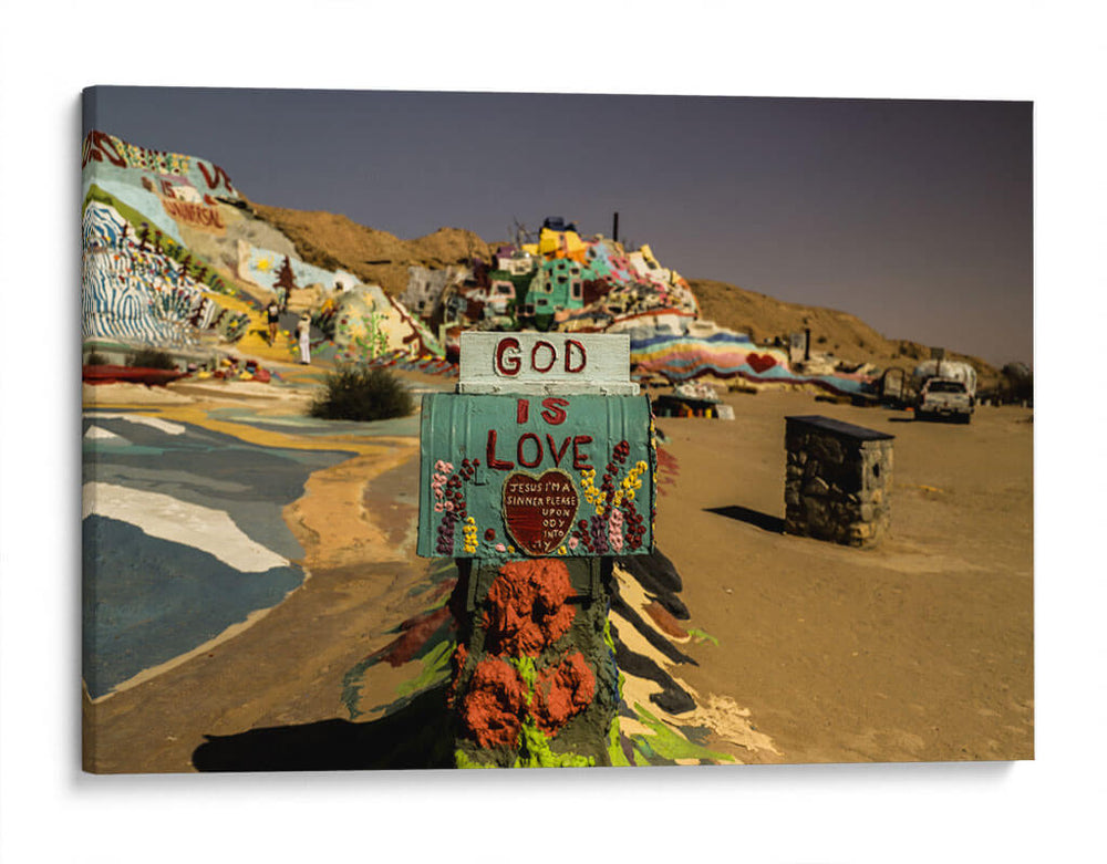 Dios es amor | Cuadro decorativo de Canvas Lab
