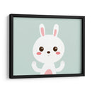 Conejito blanco feliz | Cuadro decorativo de Canvas Lab
